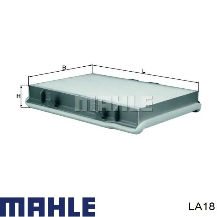 Купить LA18 Mahle Original Фильтр салона угольный