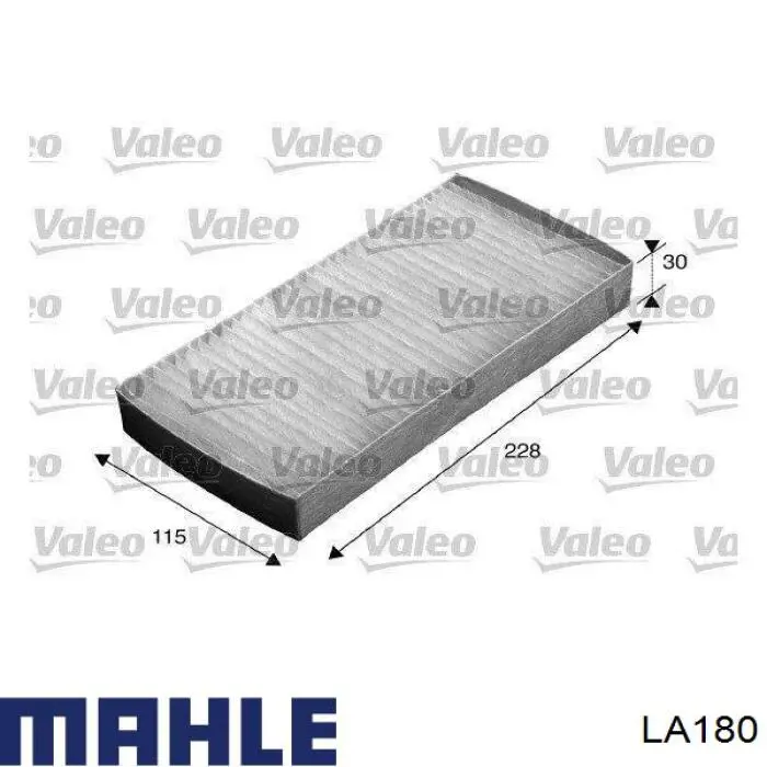 Фильтр салона LA180 Mahle Original