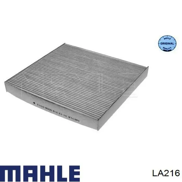 Купить LA216 Mahle Original Фильтр салона угольный