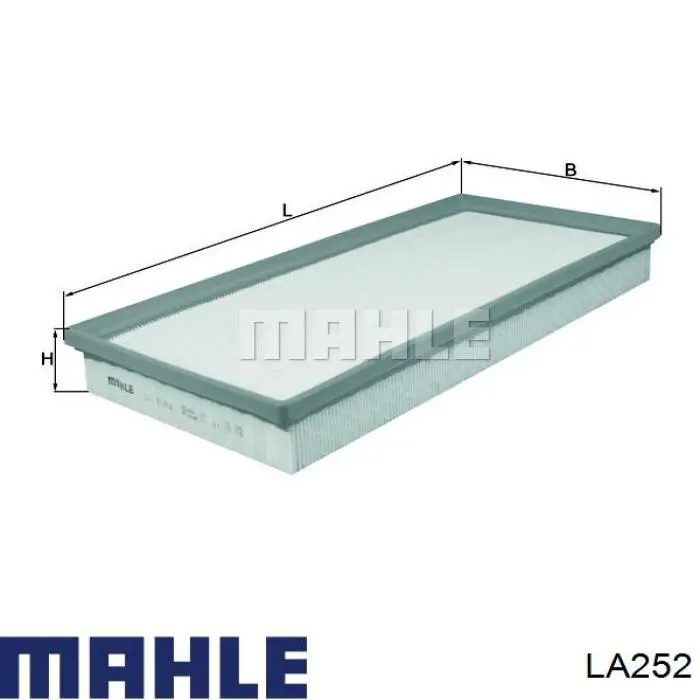 LA252 Mahle Original Внутрисалонный фильтр