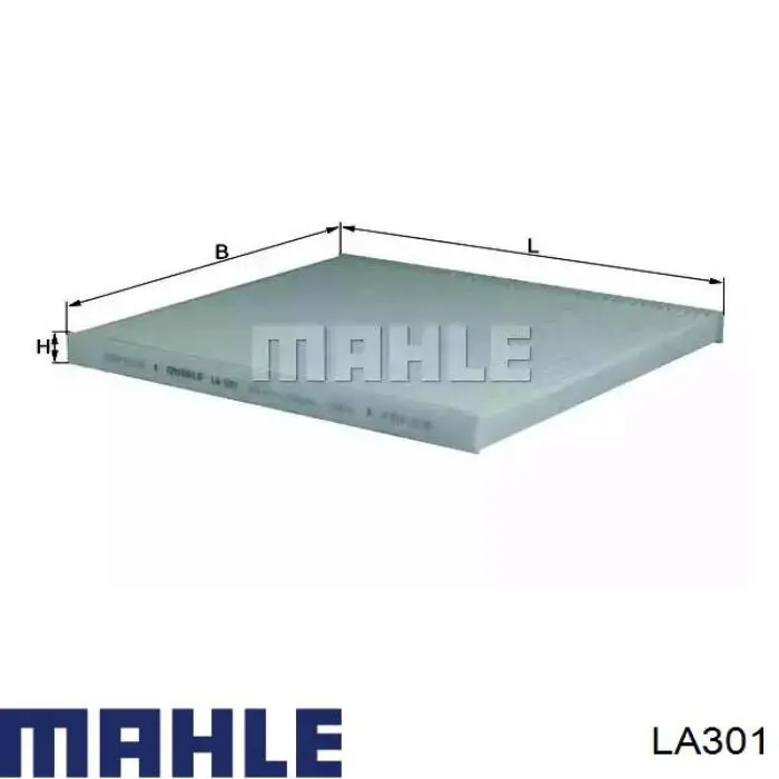 Фильтр воздушный отопителя Mahle Original LA301 цена, от 5.61 USD