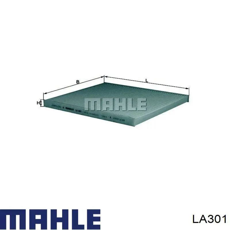 Купить LA301 Mahle Original Фильтр салона угольный