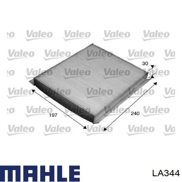 Фильтр салона LA344 Mahle Original