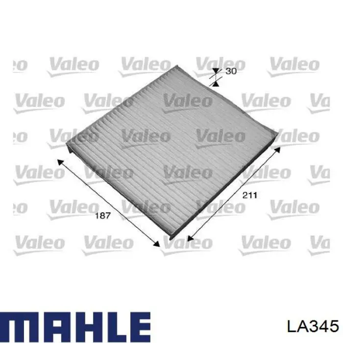 Купить LA345 Mahle Original Фильтр салона угольный