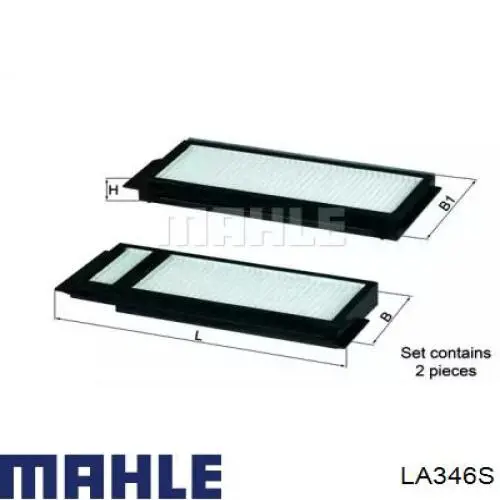 LA346S Mahle Original Внутрисалонный фильтр