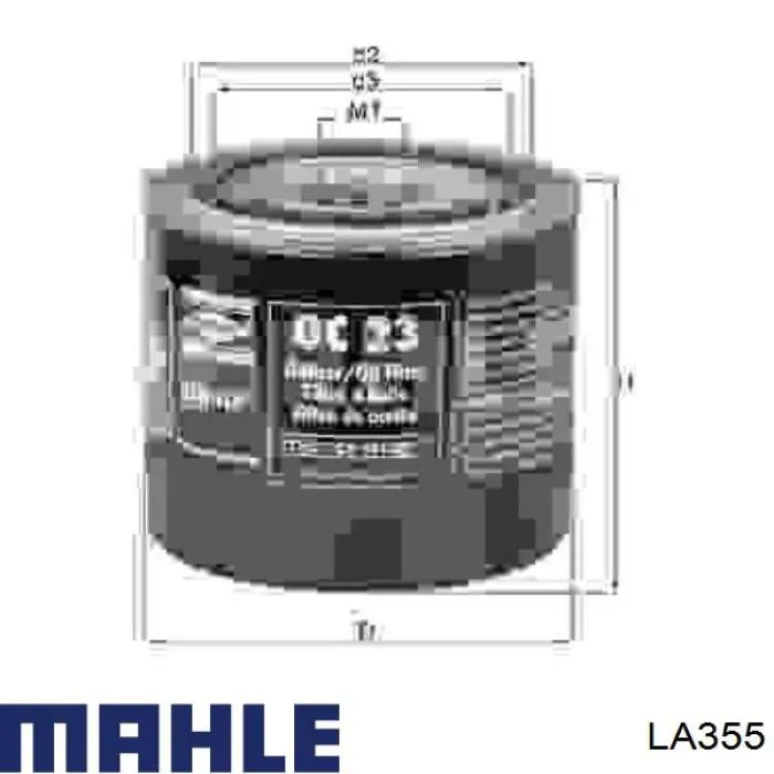 Фильтр воздушный отопителя Mahle Original LA355 цена, от 9.21 USD