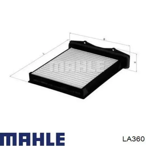 LA360 Mahle Original Внутрисалонный фильтр
