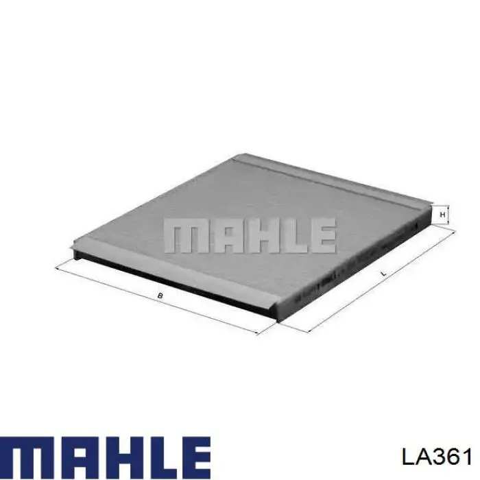 Фильтр салона LA361 Mahle Original