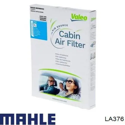 Купить LA376 Mahle Original Фильтр салона угольный