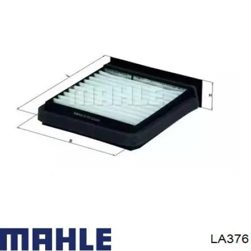 Фильтр салона LA376 Mahle Original