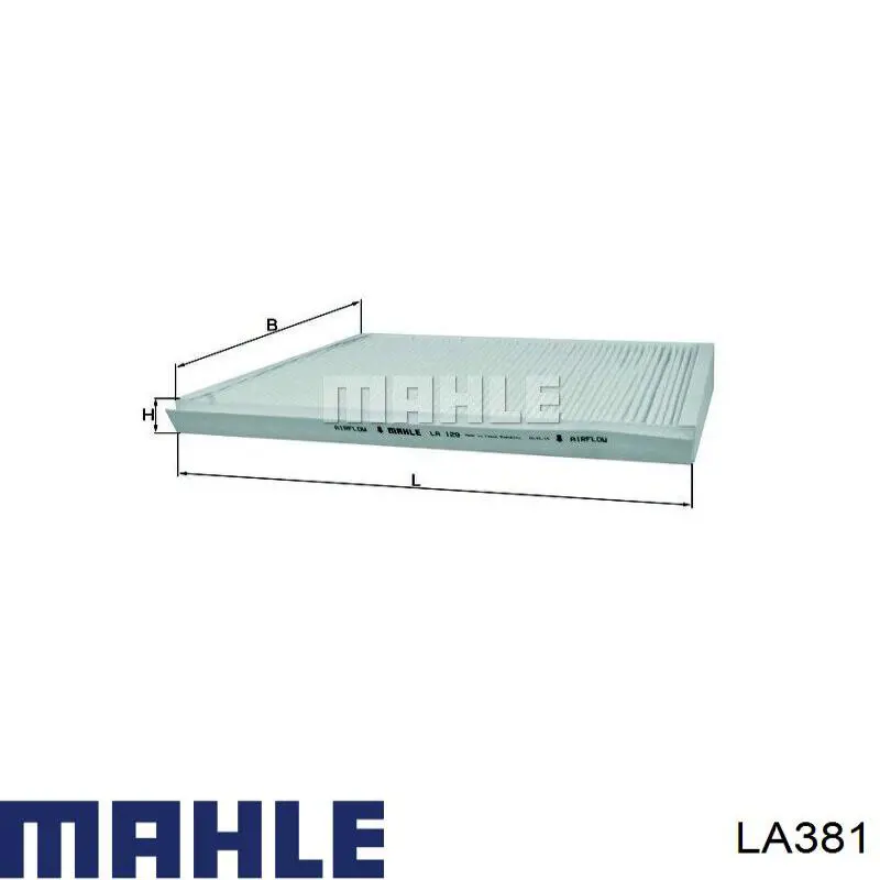 Фильтр салона LA381 Mahle Original