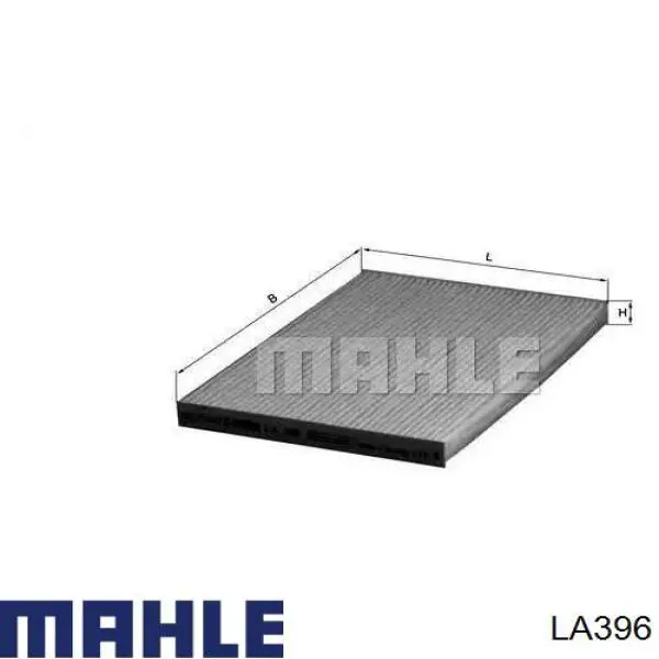 Фильтр салона LA396 Mahle Original