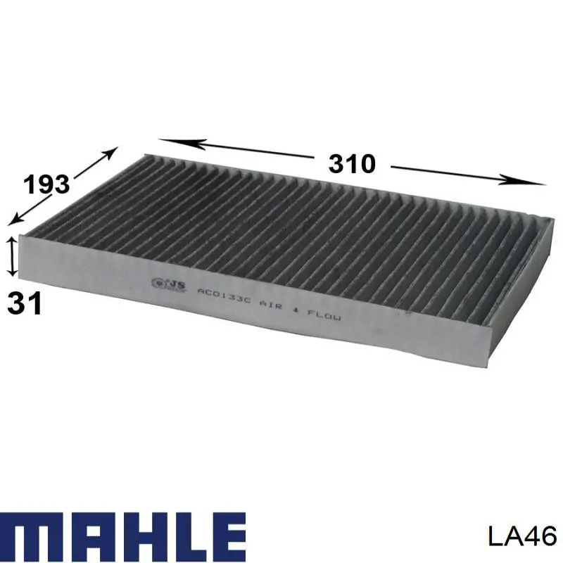 Воздушный фильтр салона Mahle Original LA46