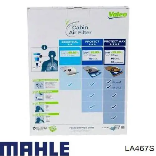 Воздушный фильтр салона Mahle Original LA467S