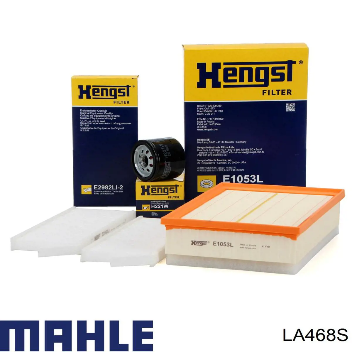 LA468S Mahle Original Внутрисалонный фильтр