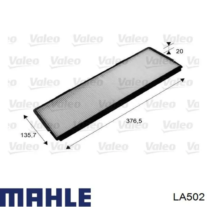 Фильтр воздушный отопителя Mahle Original LA502 цена, от 9.00 USD