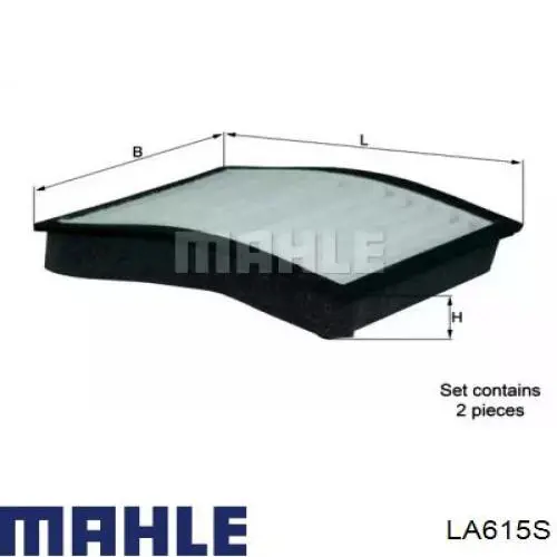 Фильтр салона LA615S Mahle Original