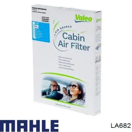 Купить LA682 Mahle Original Фильтр салона угольный