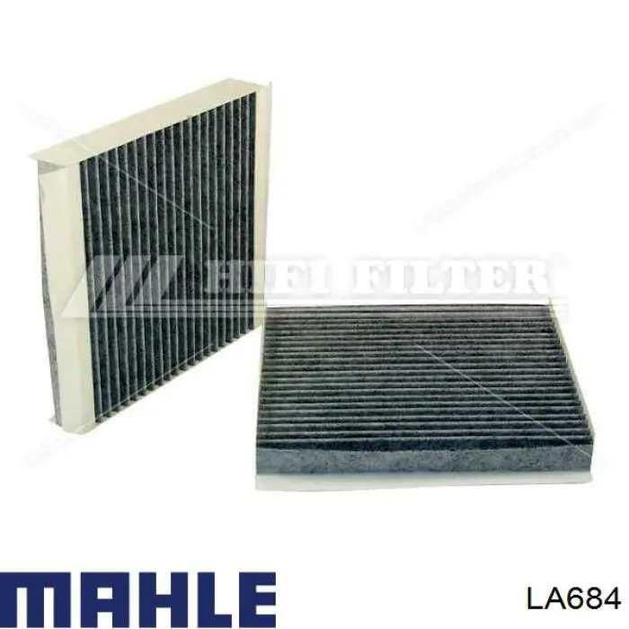 Купить LA684 Mahle Original Фильтр салона угольный