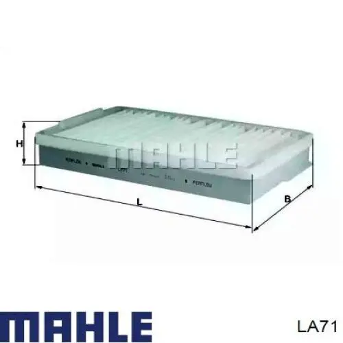 Фильтр салона LA71 Mahle Original