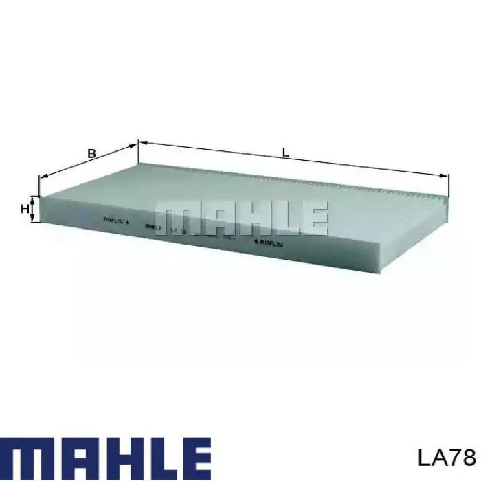 Фильтр салона LA78 Mahle Original