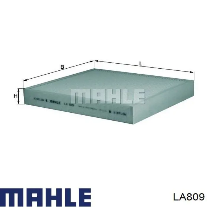 Купить LA809 Mahle Original Фильтр салона угольный