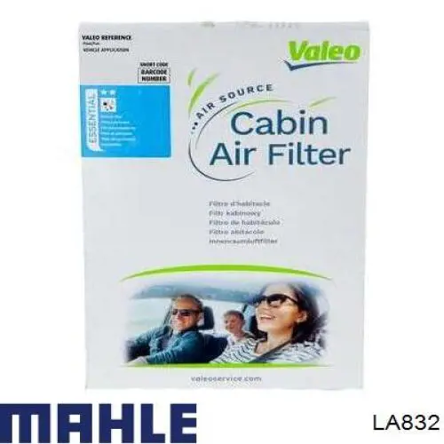 Фильтр воздушный отопителя Mahle Original LA832 цена, от 9.09 USD
