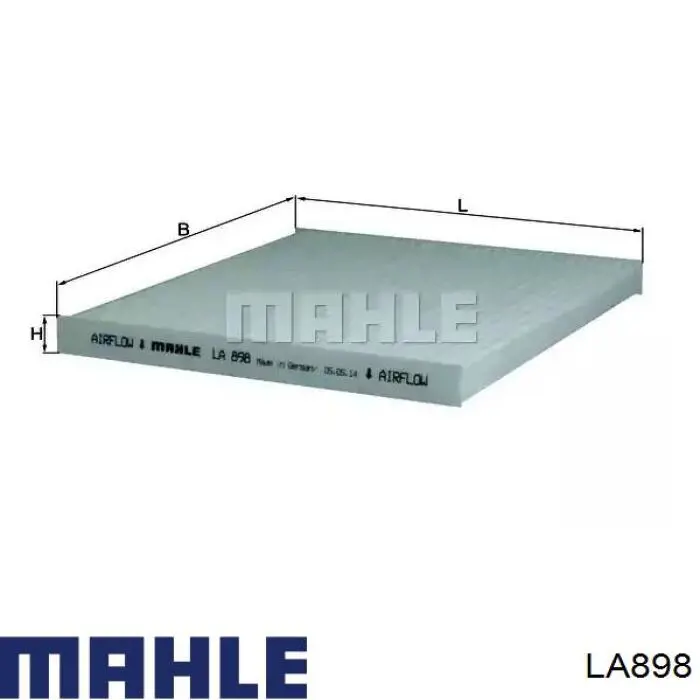 Фильтр салона LA898 Mahle Original