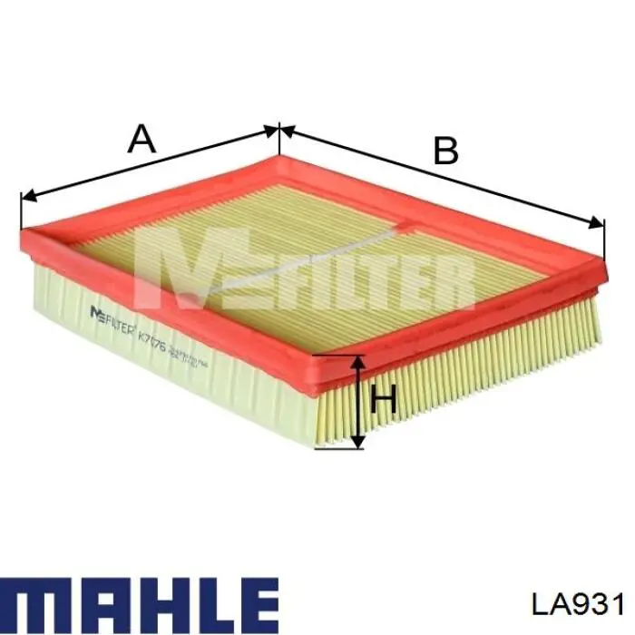 Фильтр салона LA931 Mahle Original