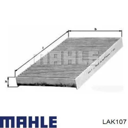 Фильтр воздушный отопителя Mahle Original LAK107 цена, от 14.79 USD