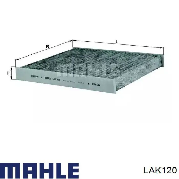LAK120 Mahle Original фильтр салона
