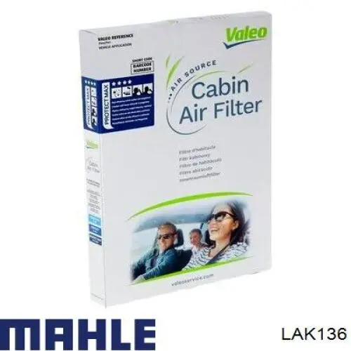 Фильтр салона LAK136 Mahle Original