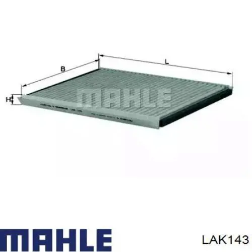 Фильтр салона LAK143 Mahle Original