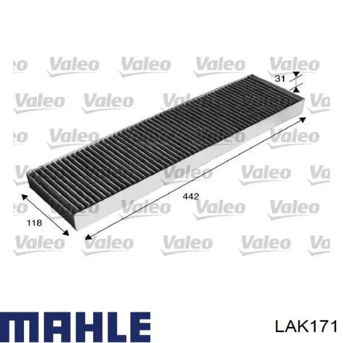 Фильтр салона LAK171 Mahle Original