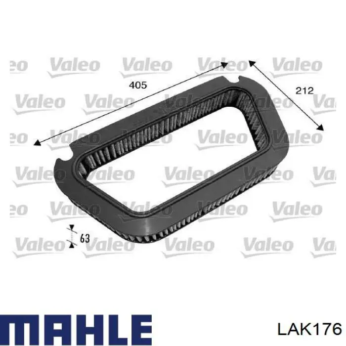 Фильтр воздушный отопителя Mahle Original LAK176 цена, от 20.81 USD