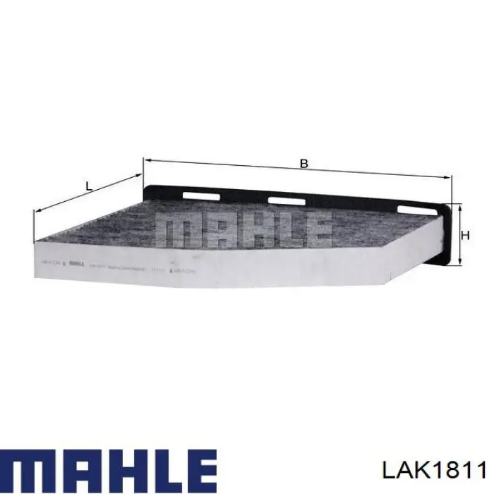 LAK1811 Mahle Original фильтр салона