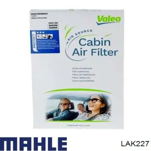 Фильтр воздушный отопителя Mahle Original LAK227 цена, от 12.94 USD