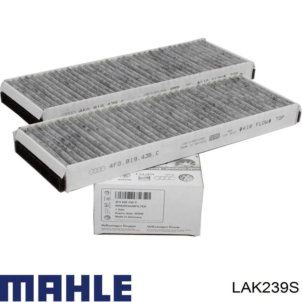 LAK239S Mahle Original Внутрисалонный фильтр