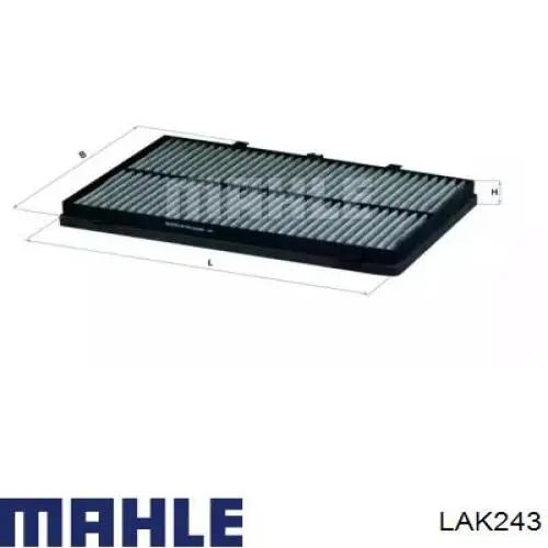 Фильтр салона LAK243 Mahle Original