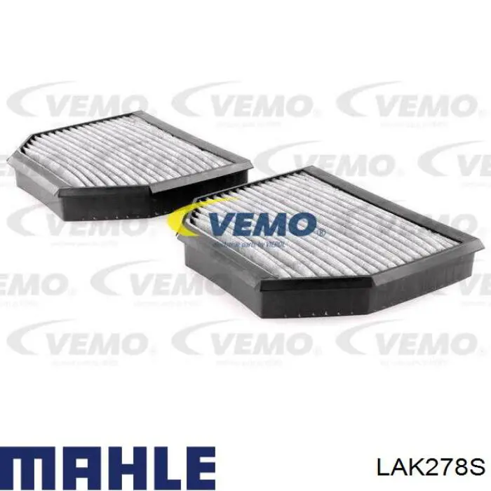 Купить LAK278S Mahle Original Фильтр салона угольный
