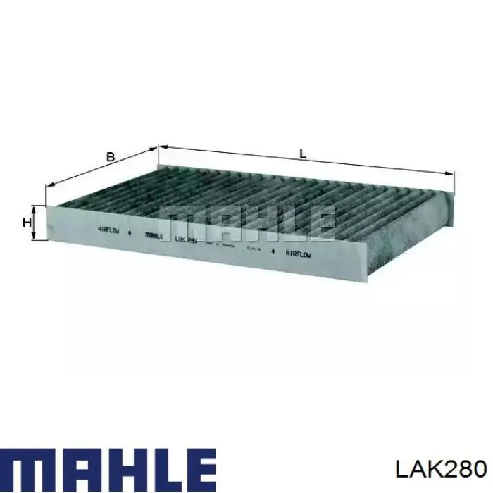 Фильтр салона LAK280 Mahle Original