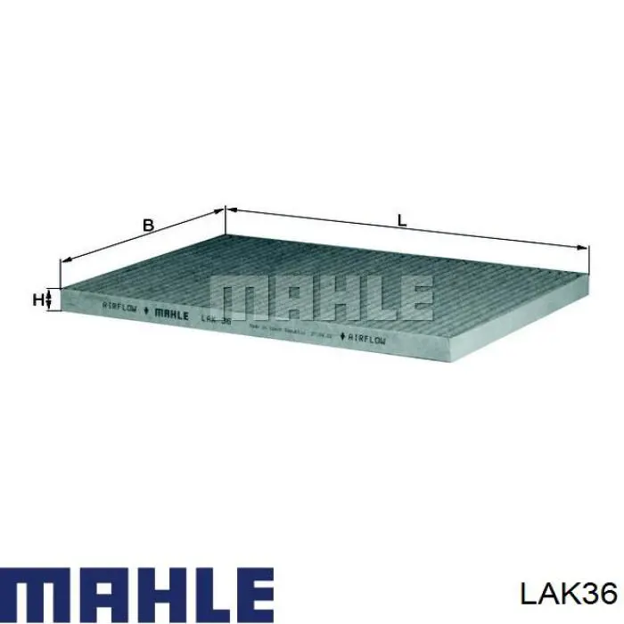 Фильтр салона LAK36 Mahle Original