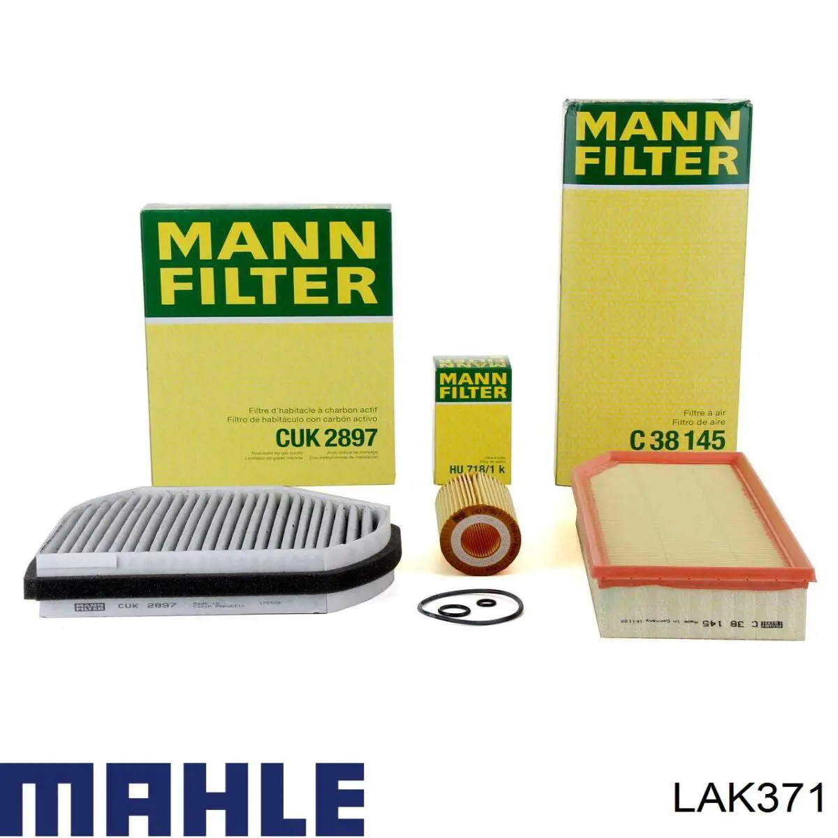 Купить LAK371 Mahle Original Фильтр салона угольный