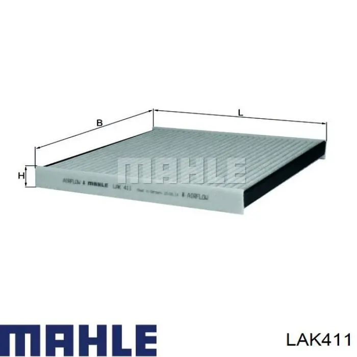 LAK411 Mahle Original filtro de salão