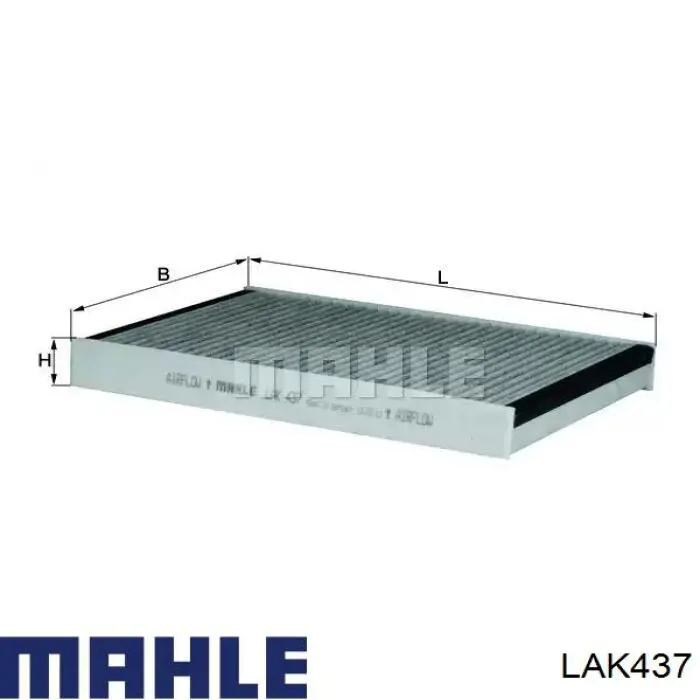LAK437 Mahle Original фильтр салона