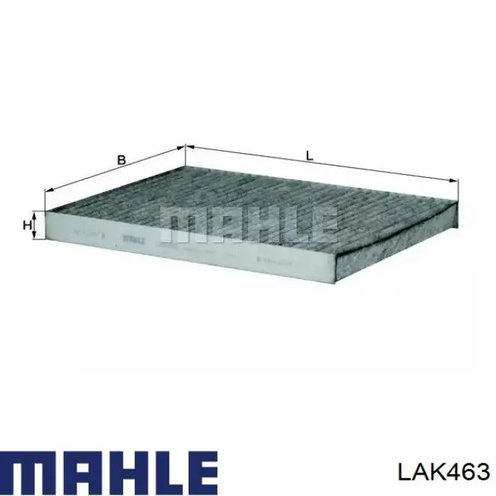 Фильтр салона LAK463 Mahle Original