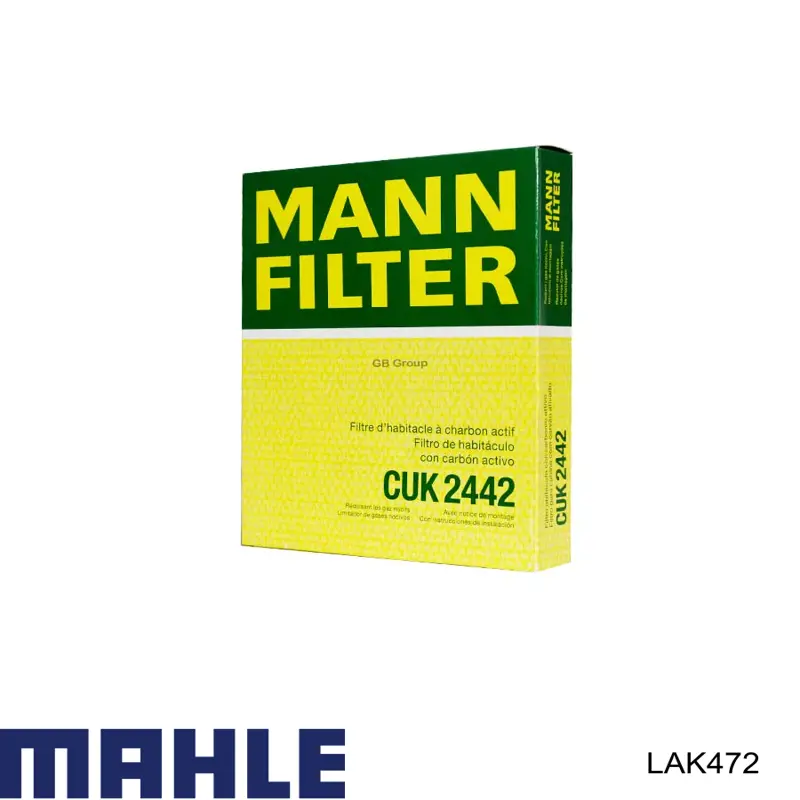 Фильтр салона LAK472 Mahle Original