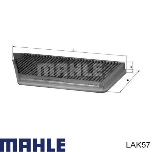 Фильтр салона LAK57 Mahle Original