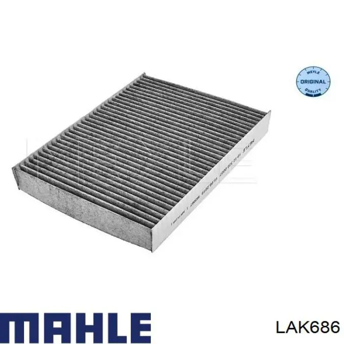 Купить LAK686 Mahle Original Фильтр салона угольный