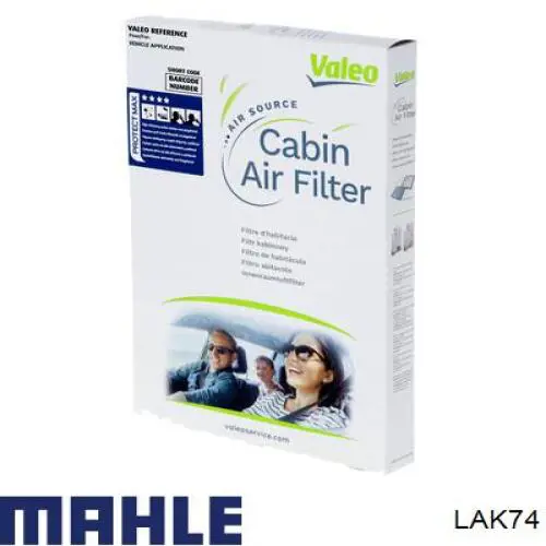 Фильтр салона LAK74 Mahle Original